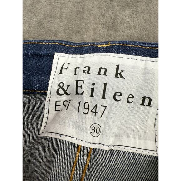 Frank & Eileen Flannigan Flare Jeans Dark Wash Cotton Blend Size 30 Flared Leg - Picture 12 of 14